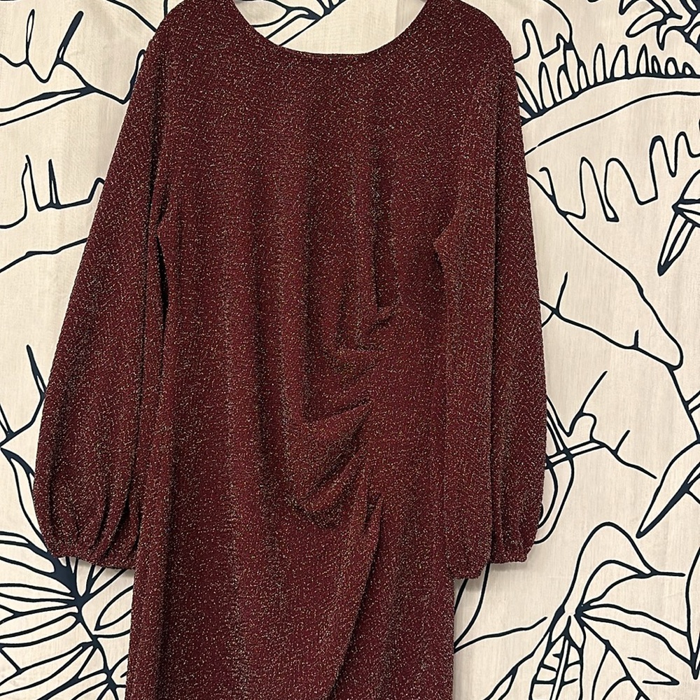Dark purple sparkle, event dress